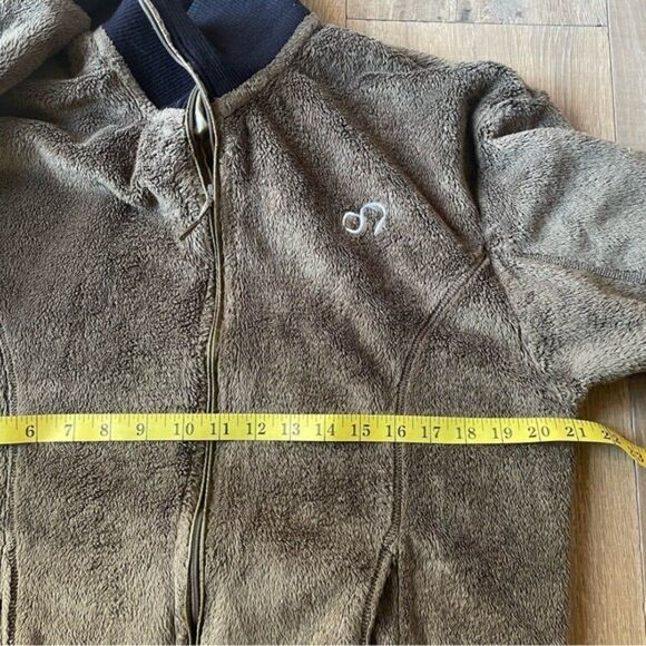 Degre 7 Women's Full Zip Fleece Coats&Jacket Dark Brown (Size L) - Picture 9 of 12